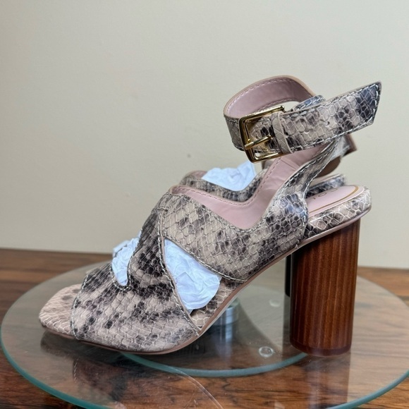 Cole Haan Reina City Sandal in Snake Printed Leather - Picture 4 of 16